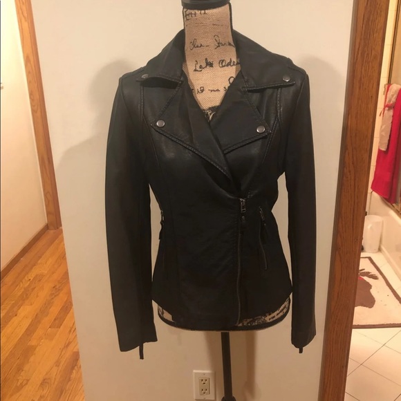 Moto Jackets Max Studio Jacket Leather NWT MAX STUDIO Women's M